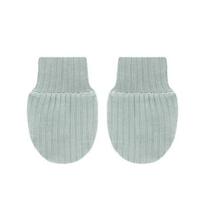 Ribbed No Scratch Mittens