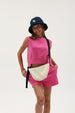 FRENCH TERRY HI LO MUSCLE TANK - Dragon Fruit