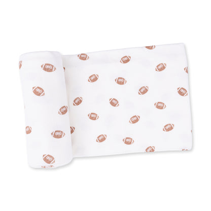 Mini Footballs - Swaddle Blanket