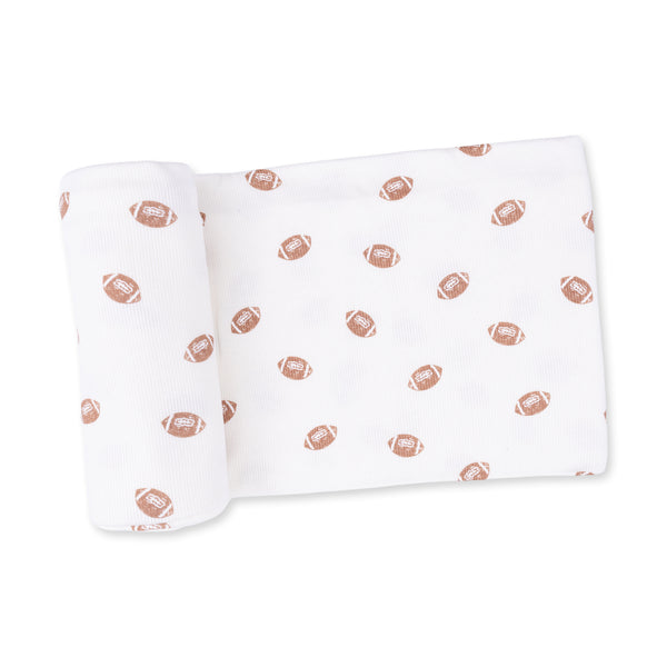 Mini Footballs - Swaddle Blanket