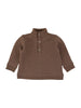 Quilted Quarter Snap Sweatshirt - HEATHER CARAFE