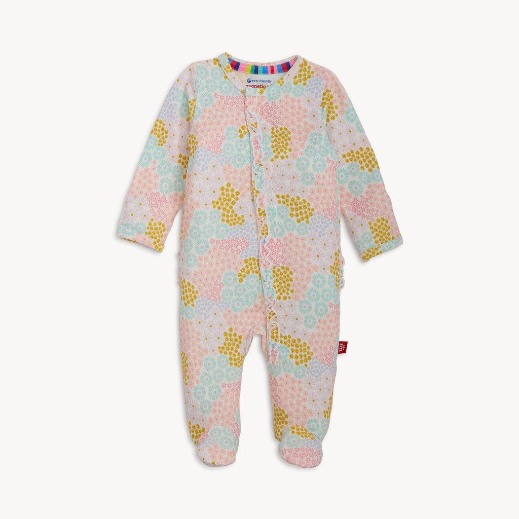 Harper Modal Magnetic Footie W Ruffle