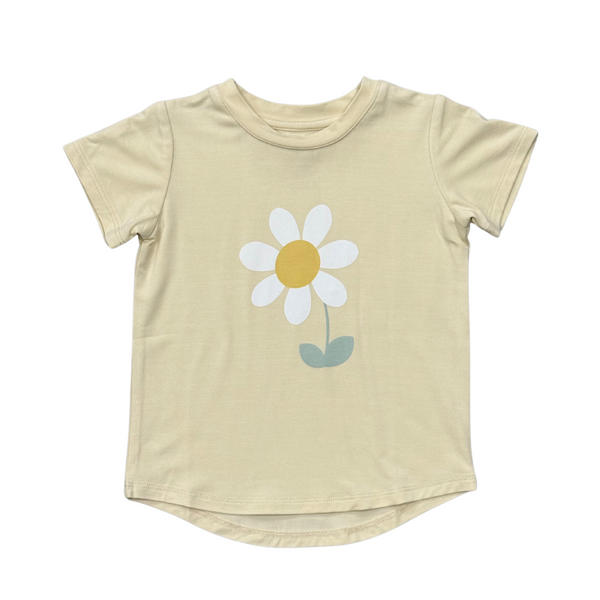 GIRL'S SHORT SLEEVE TEE - GOLDEN DAISY