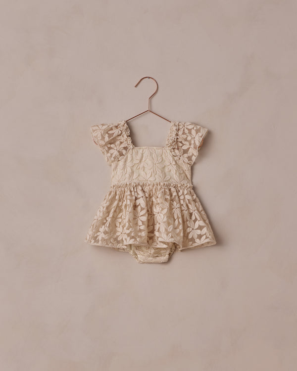 MARGOT ROMPER | EMBROIDERED DAISY