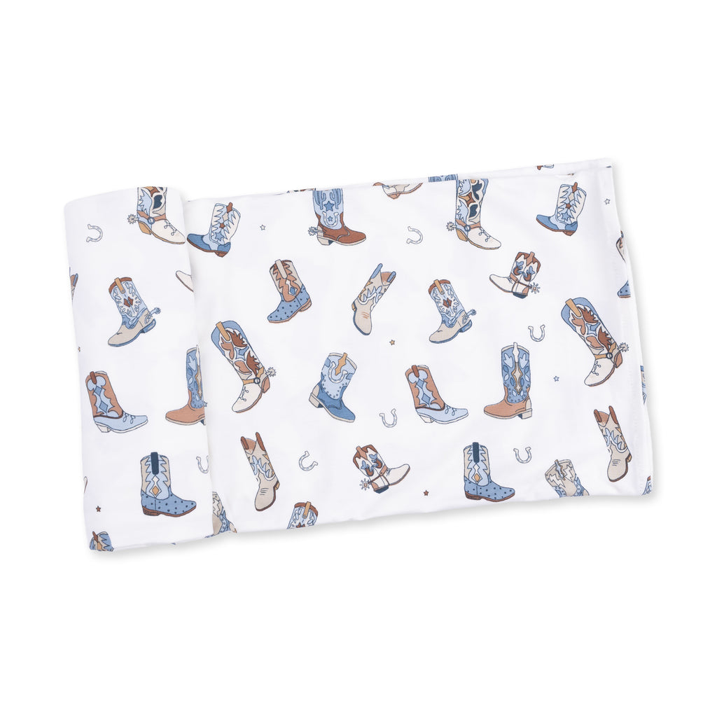 Buckaroo Boots - Swaddle Blanket