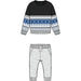 Glacier Blue Fairisle Sweatshirt and jogger set