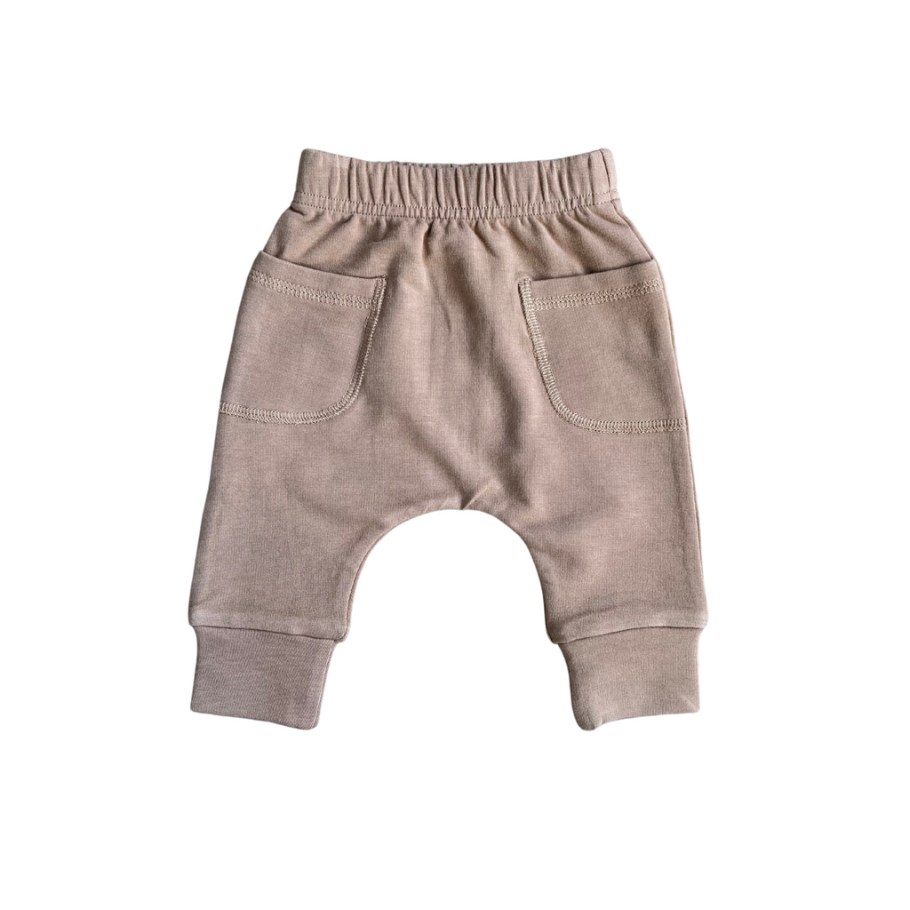 BABY POCKET PANTS - COCOA