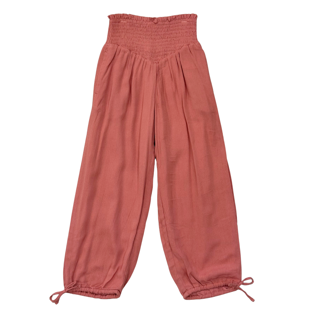 HAREM V-WAIST TIE PANTS