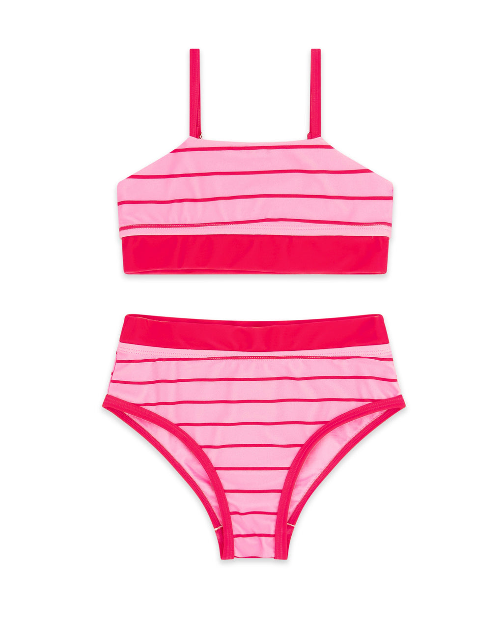 Block Party Bikini - Candy Stripe