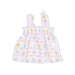 Spring Blooms Bow Trellis  Ruffly Strap Top and Bloomer