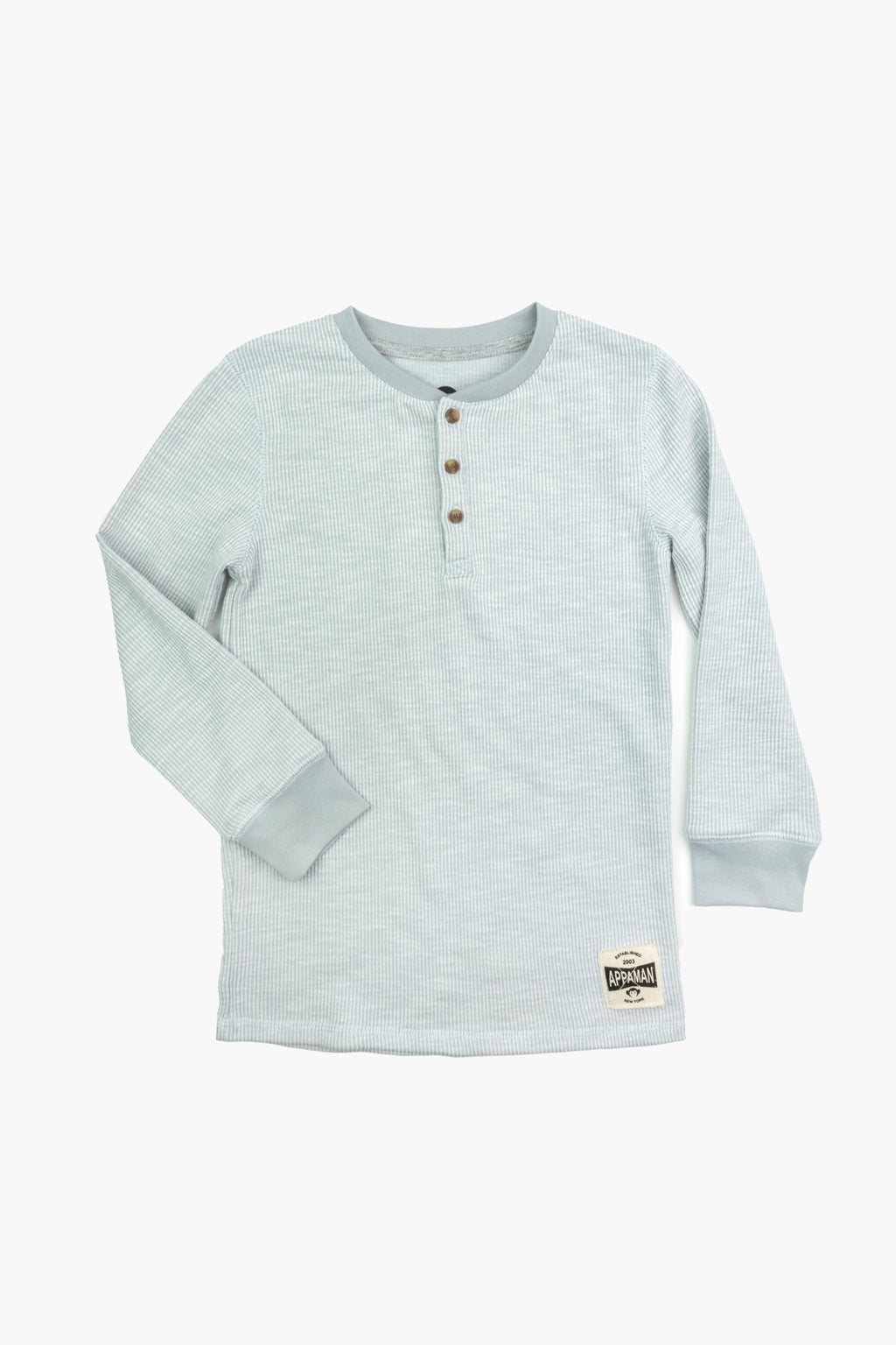 Craftsman Thermal Henley - Cool Grey