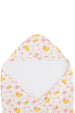 BAMBOO HOODED TOWEL | BUBBLE DUCKIES PINK (WHOLESALE)