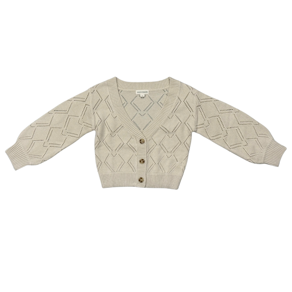TEXTURED SWEATER CARDIGAN