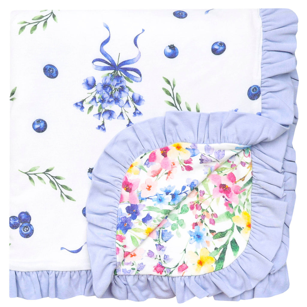 RUFFLED THREE-LAYER QUILT - CATHERINE
