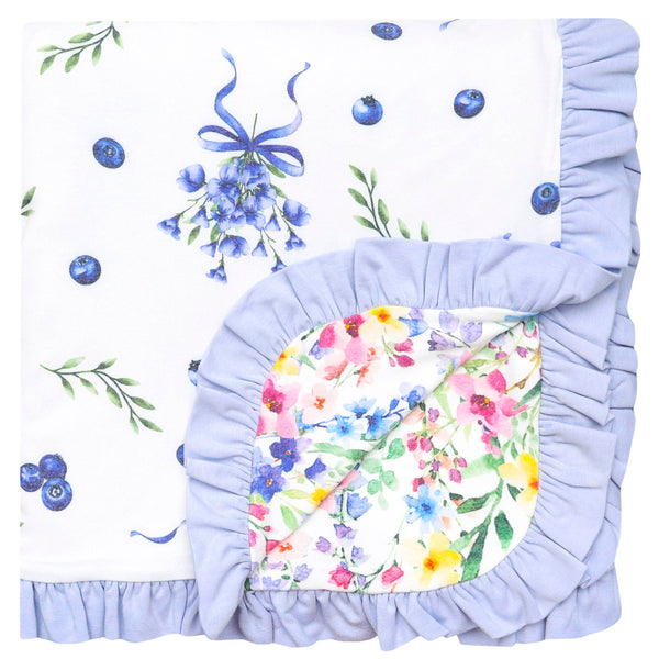 RUFFLED THREE-LAYER QUILT - CATHERINE