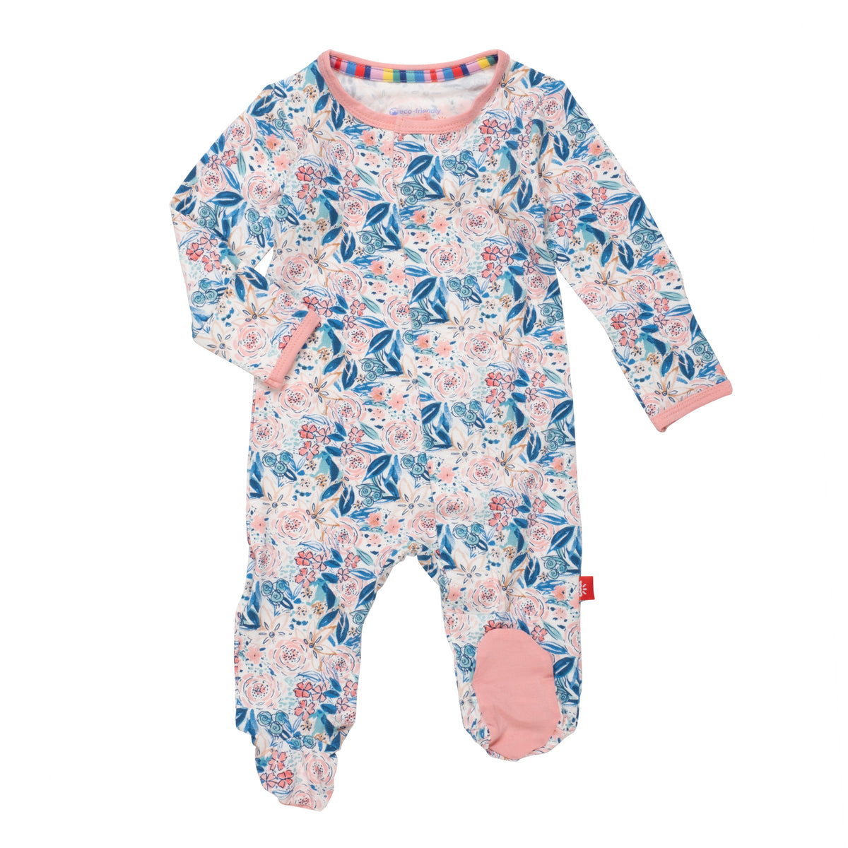 once and floral modal magnetic parent favorite footie