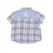 Western Boot Plaid  Short Sleeve Western Pearl Snap Shirt with Casual Short