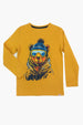 GRAPHIC LONG SLEEVE TEE - SKI BEAR