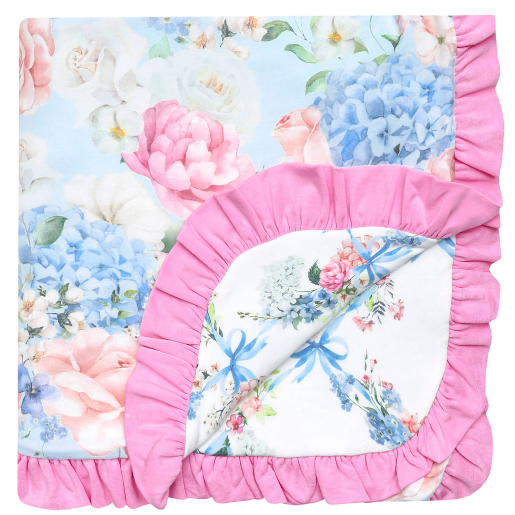 RUFFLED THREE-LAYER QUILT - GENEVIEVE