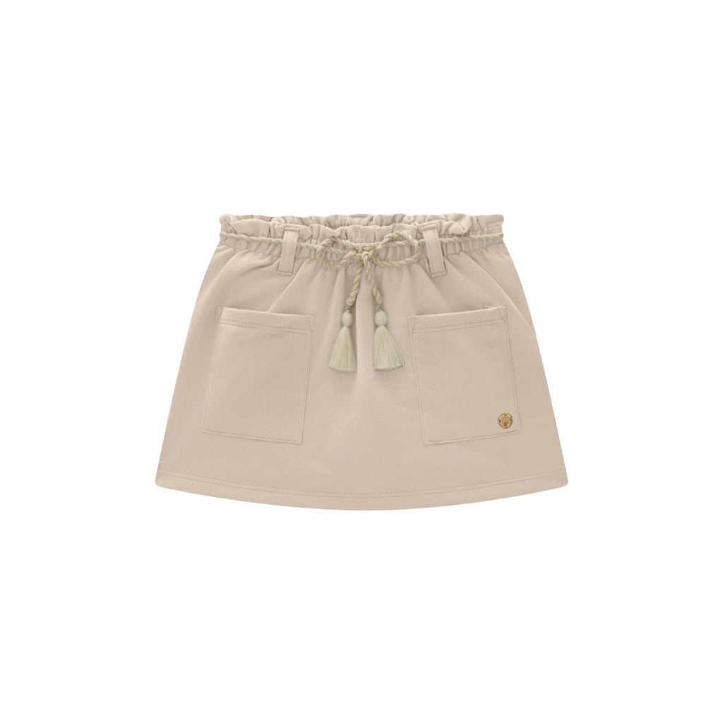 skirt - almond