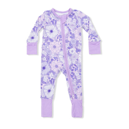 Lacy Lavender Floral  Convertible Romper