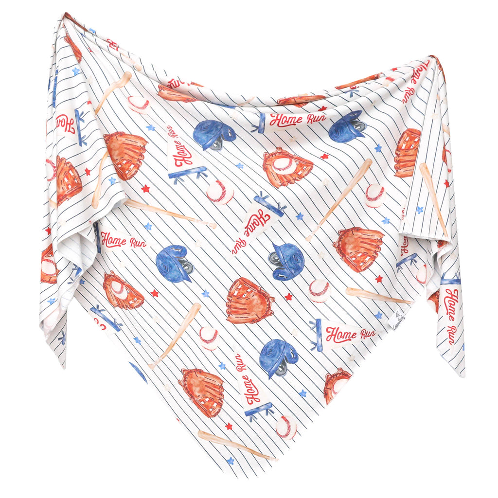 KNIT SWADDLE BLANKET - ALL STAR