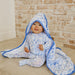 PREMIUM BABY KNIT HOODED TOWEL - PRISCILLA