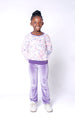 FLARED LEGGING - Lavender Velvet