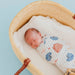 KNIT SWADDLE BLANKET - ALL STAR