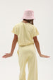 FRENCH TERRY TOP LEMON DROP