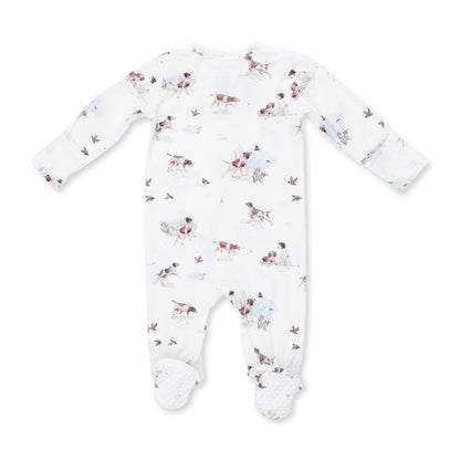 Pointer Pups And Duck Buddies - 2 Way Zipper Footie