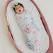 KNIT SWADDLE BLANKET - GENEVIEVE