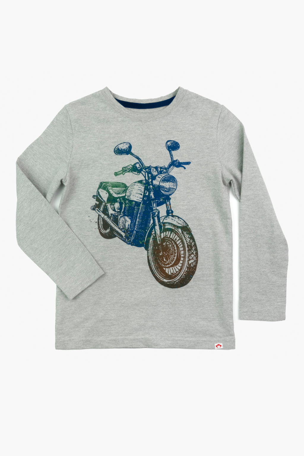 GRAPHIC LONG SLEEVE TEE - RETRO BIKE