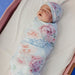 KNIT SWADDLE BLANKET - GENEVIEVE