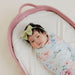KNIT SWADDLE BLANKET - GENEVIEVE