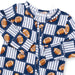Football Patchwork - 2 Way Zipper Footie