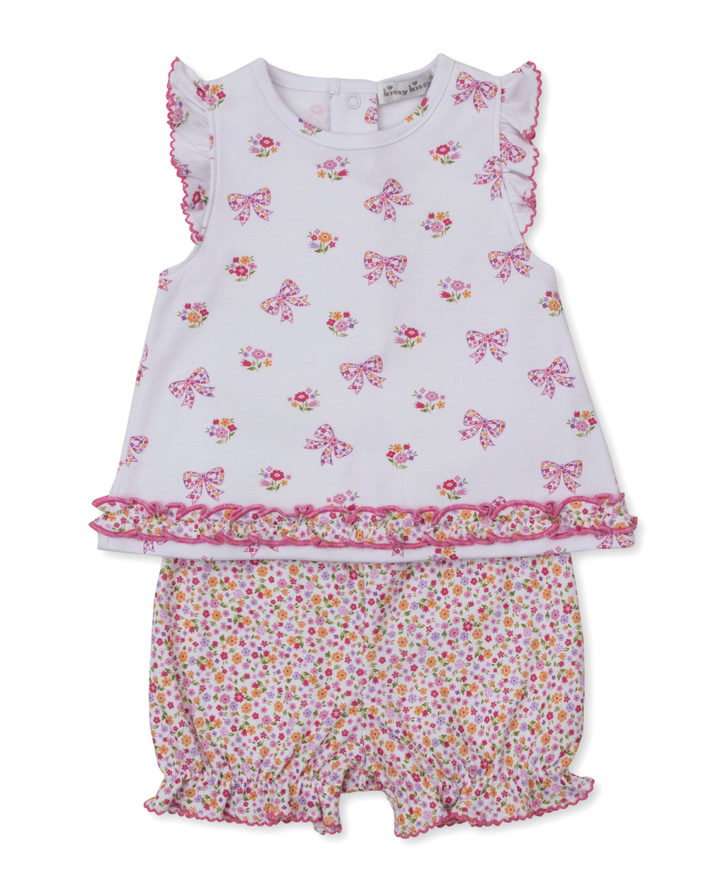 Blossoming Bows- sunsuit set mix