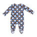 Football Patchwork - 2 Way Zipper Footie