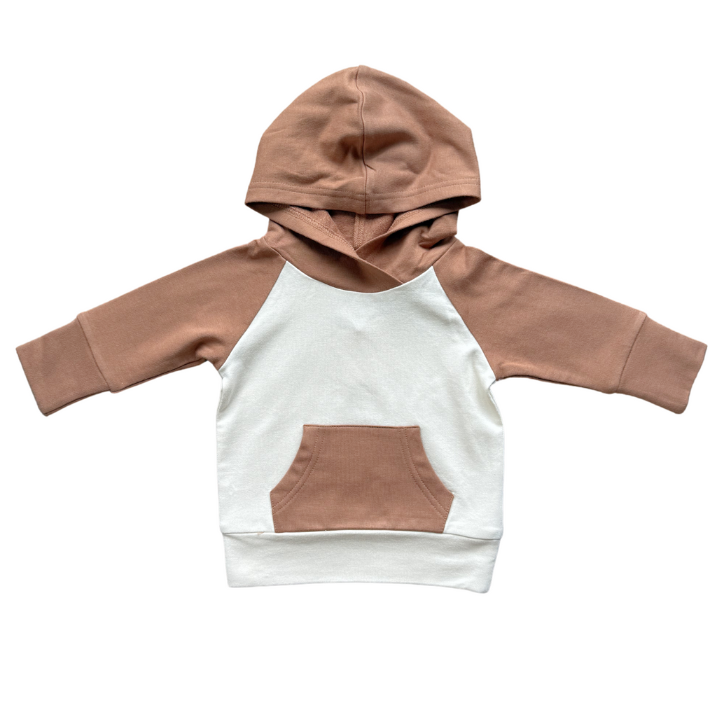 RAGLAN HOODIE - CARAMEL