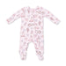 Cowgirl Boots And Bows - 2 Way Ruffle Back Zipper Footie
