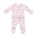 Cowgirl Boots And Bows - 2 Way Ruffle Back Zipper Footie