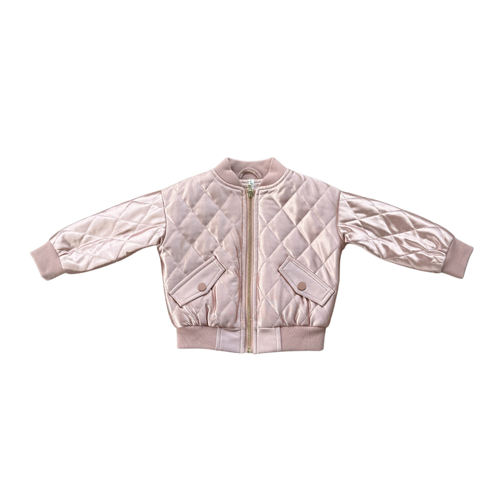 BOMBER JACKET - MISTY ROSE