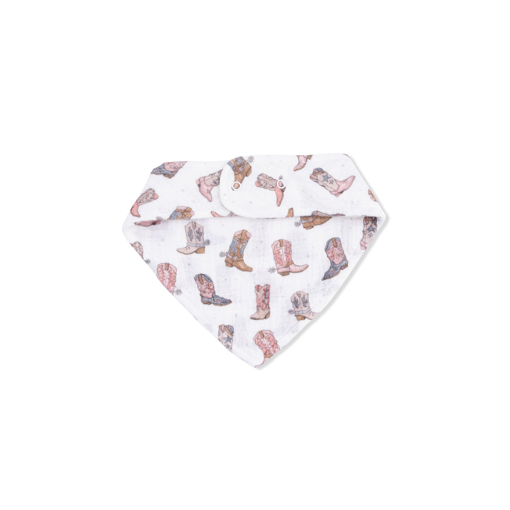 Cowgirl Boots - Bandana Bib