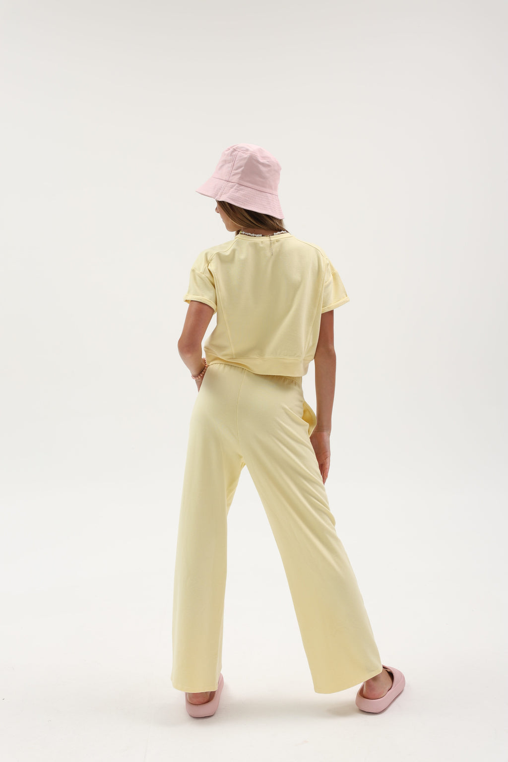 FRENCH TERRY WEEKEND Pant Lemon Drop