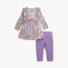 Arabella Modal Ruffle L/s Dress W/ Legging
