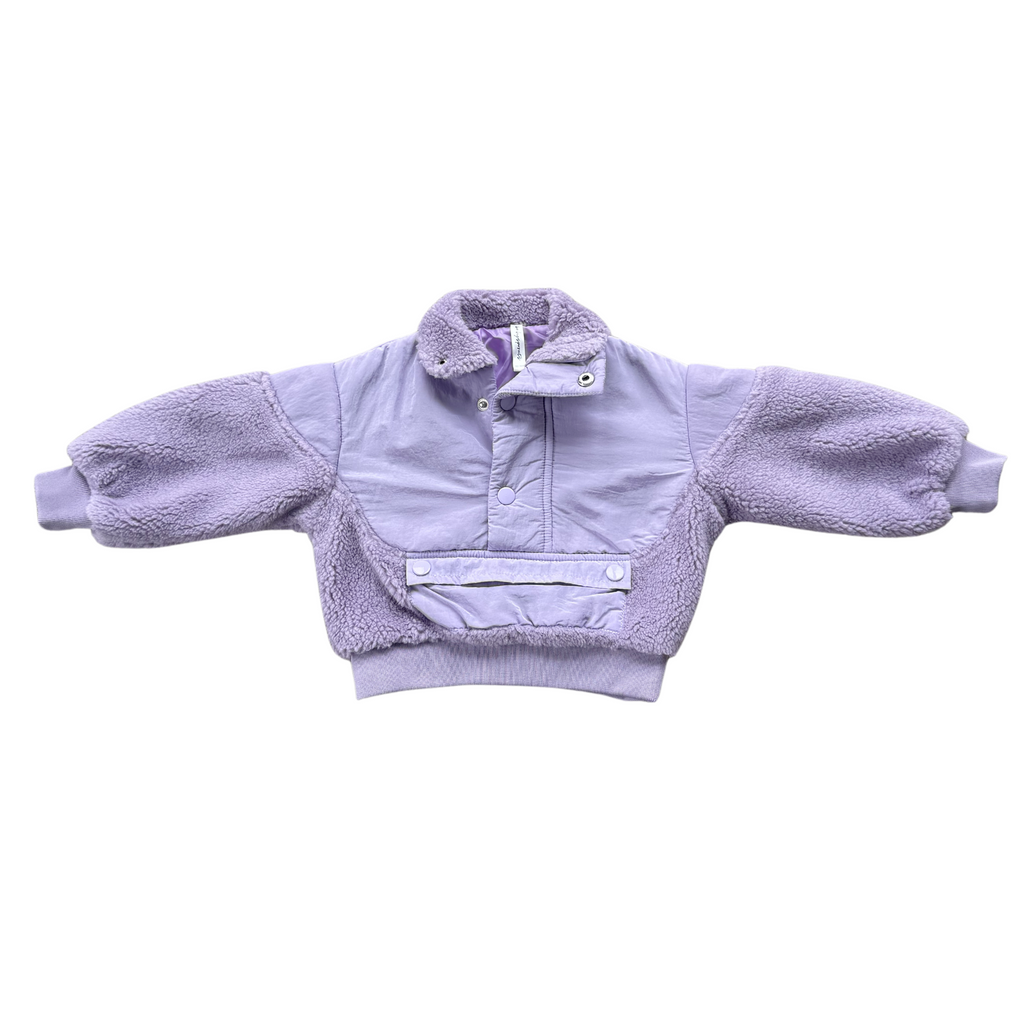 SHERPA PULLOVER - LAVENDER FOG