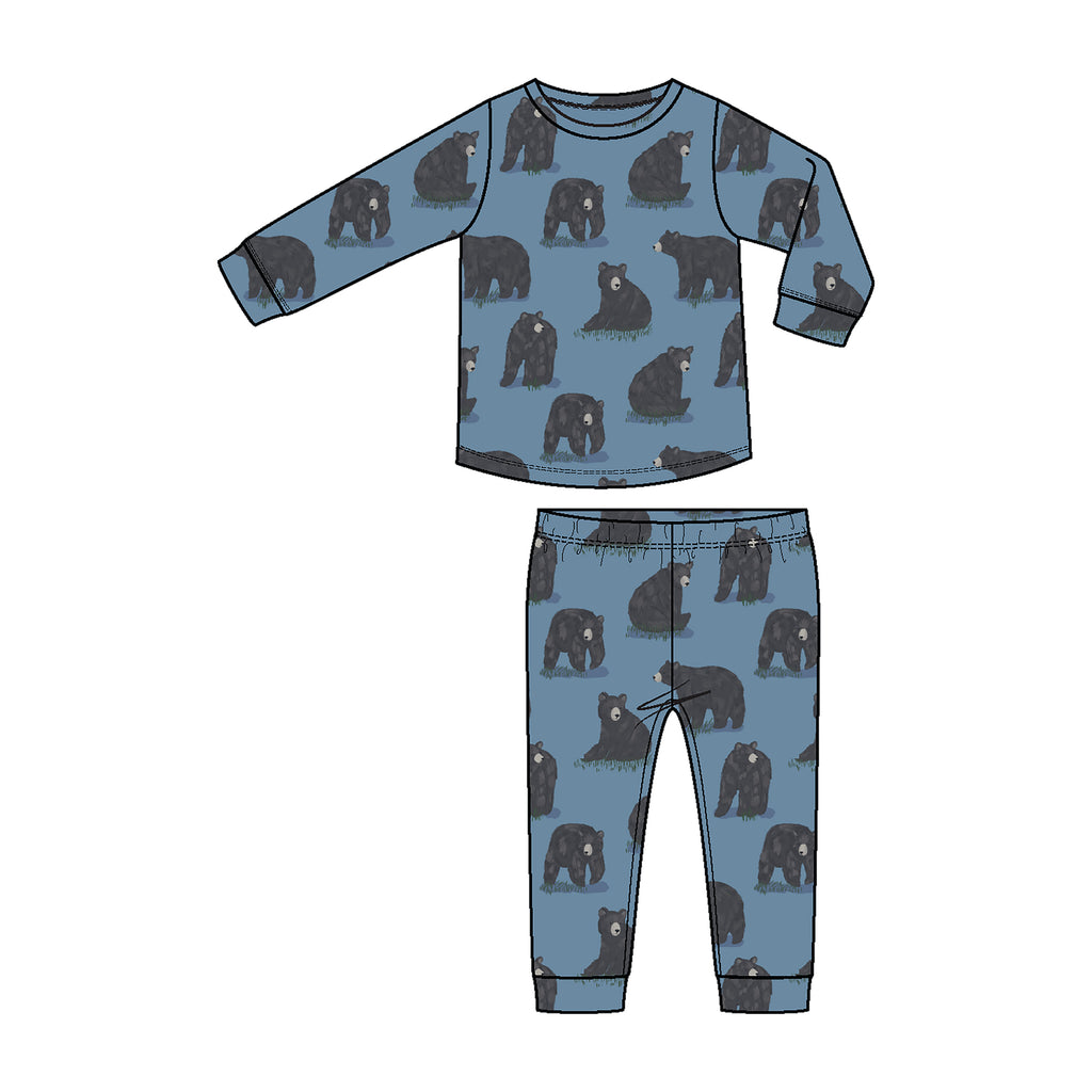 Black Bears - L/s Loungewear Set