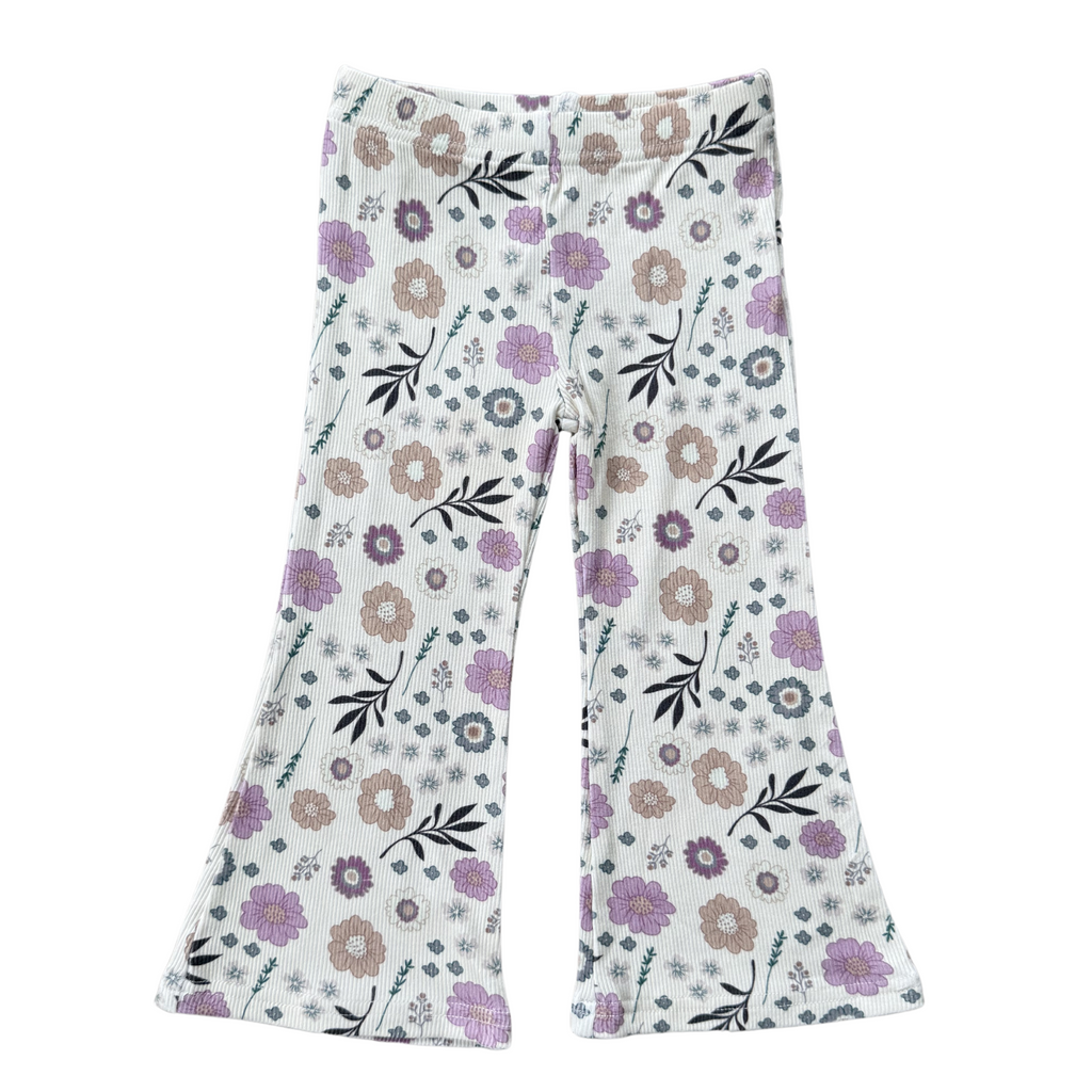 FLARE PANTS - WINTER FLORAL