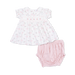 Dainty Buds and Bows  Smocked Dress Set