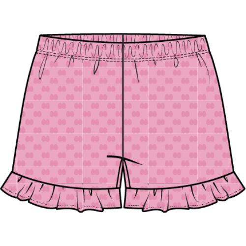 SWEATER KNIT SHORT-PINK